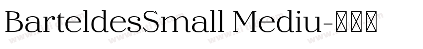 BarteldesSmall Mediu字体转换
